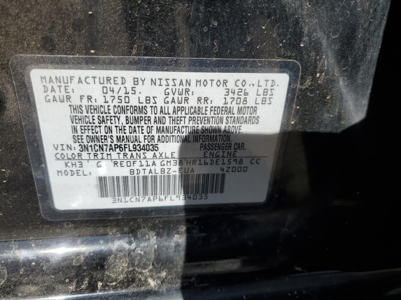 2015 Nissan Versa - Image 14