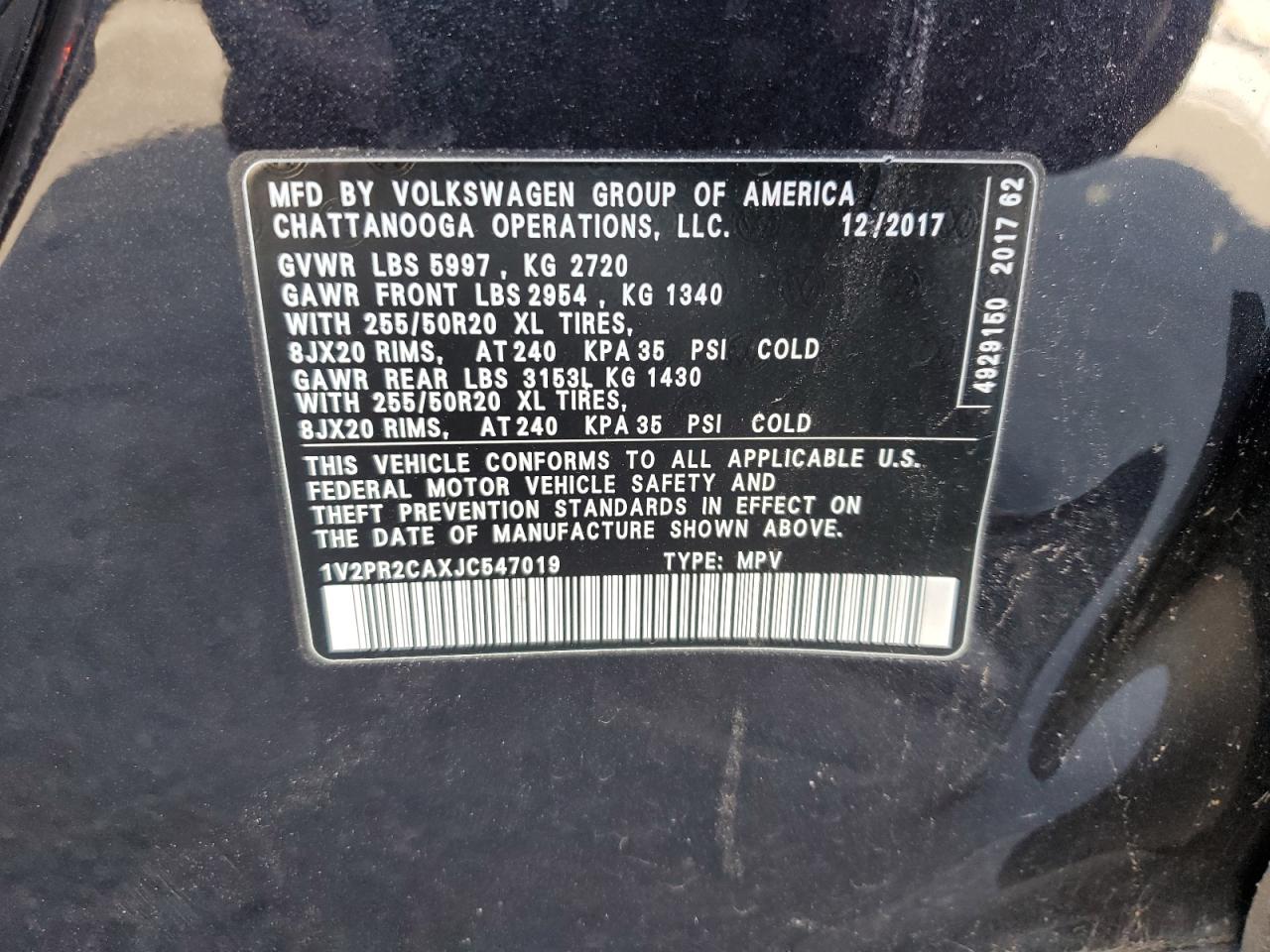 2018 Volkswagen Atlas - Image 13