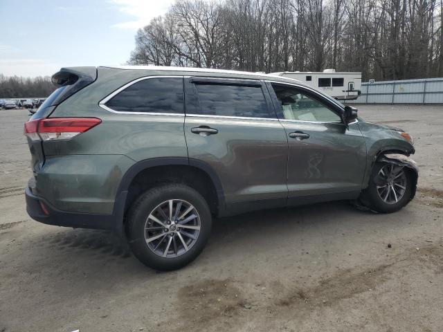  TOYOTA HIGHLANDER 2019 Zielony