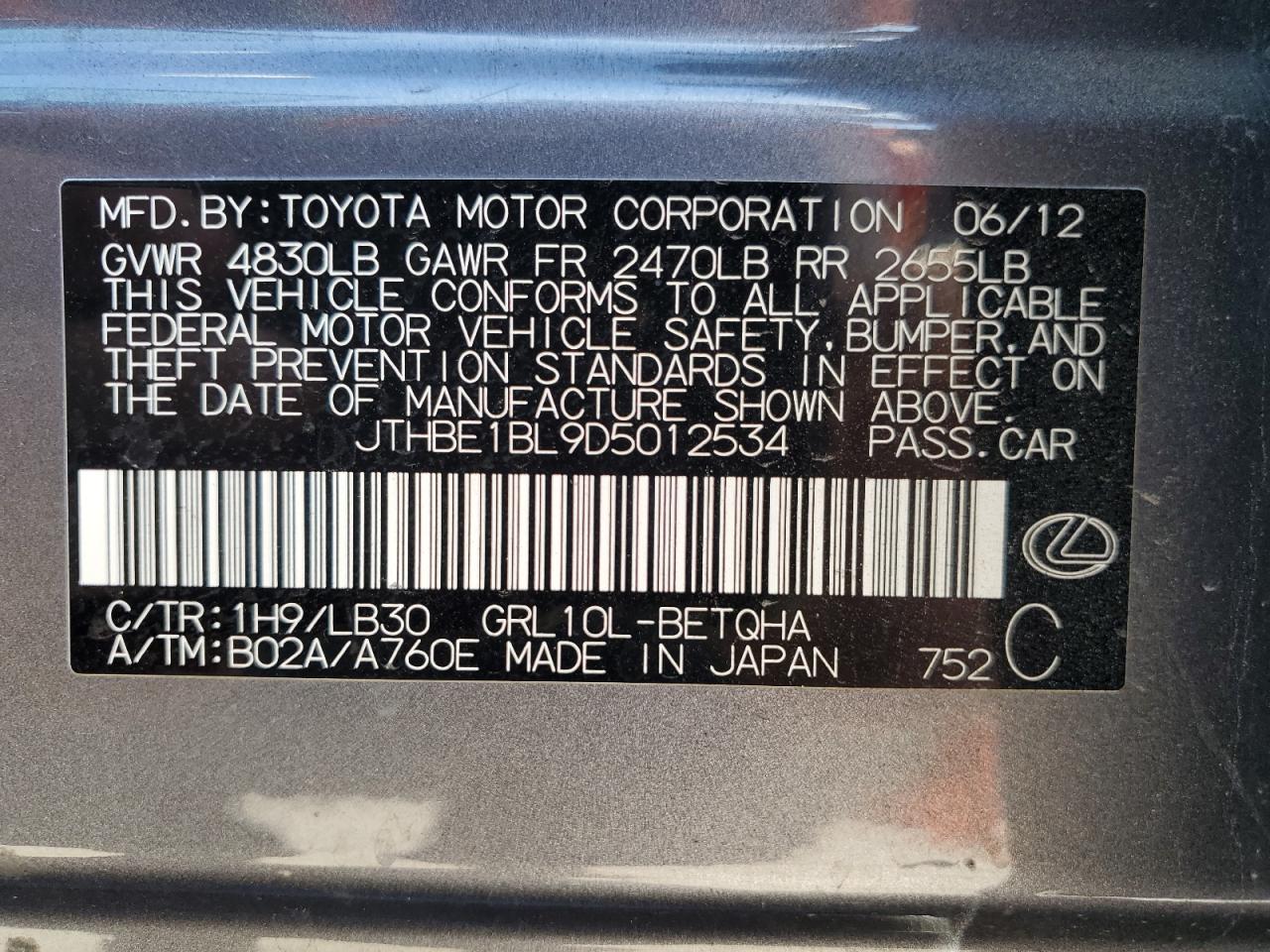 2013 Lexus GS - Image 13
