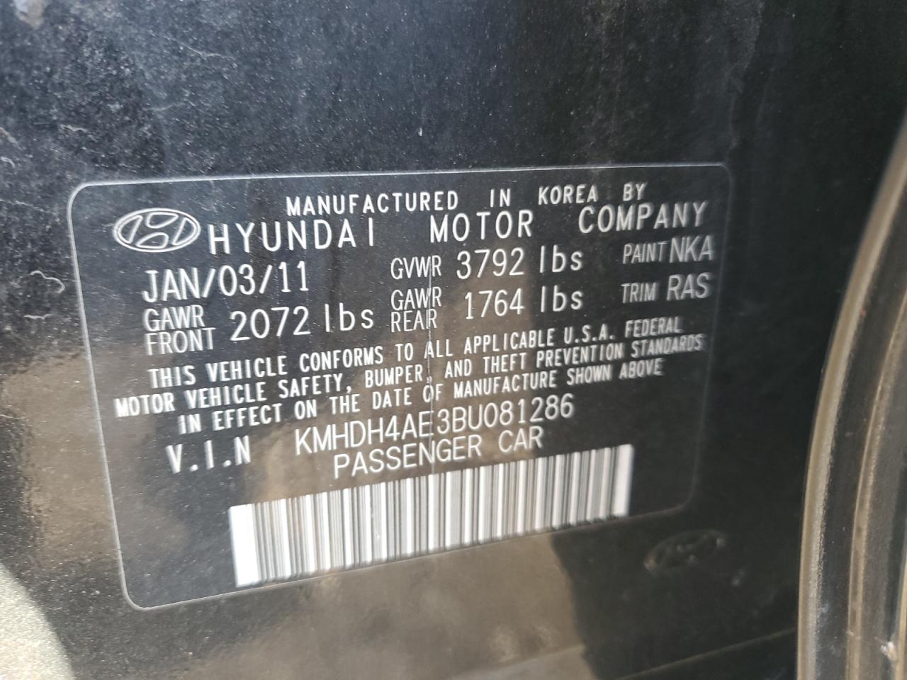 2011 Hyundai Elantra - Image 12