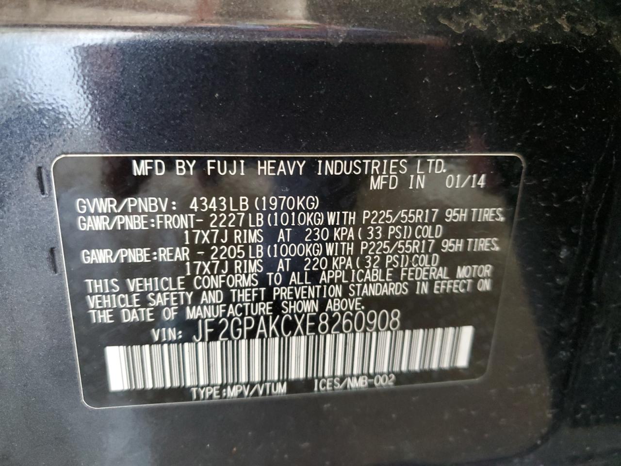 2014 Subaru XV - Image 13