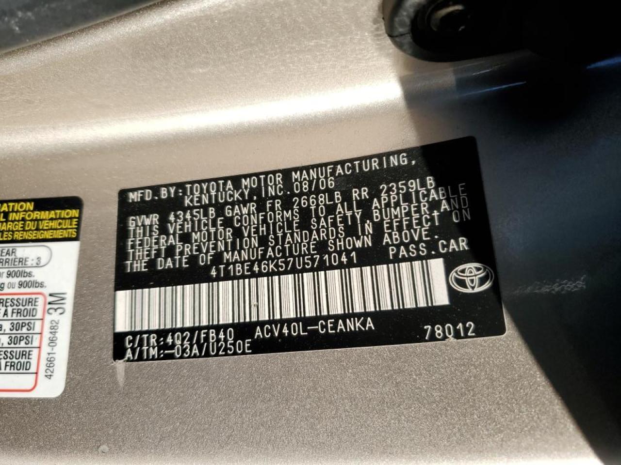 2007 Toyota Camry - Image 14