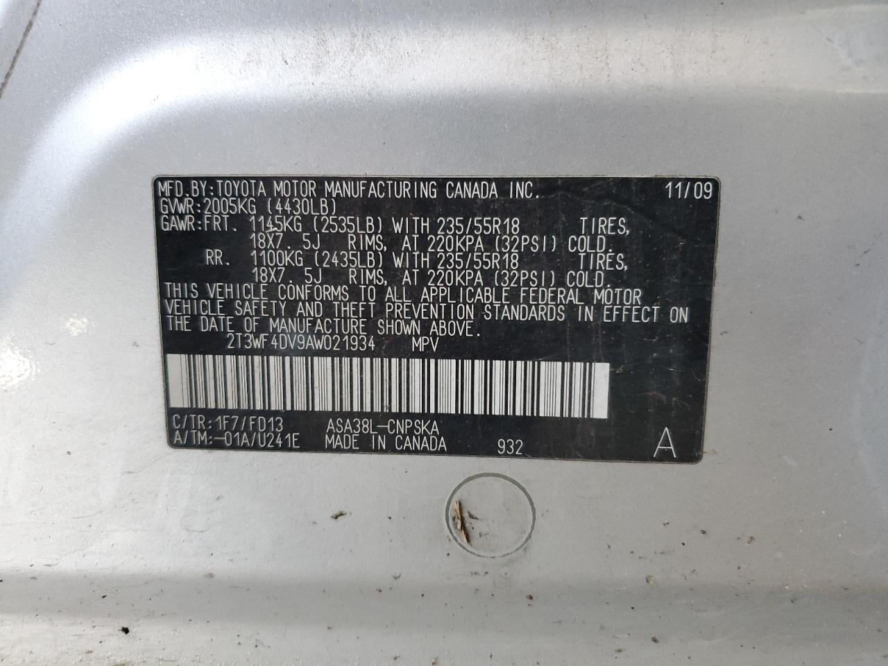 2010 Toyota RAV 4 - Image 13