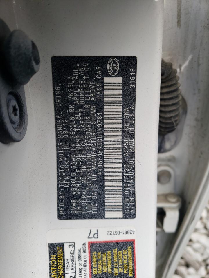 2012 Toyota Camry - Image 12