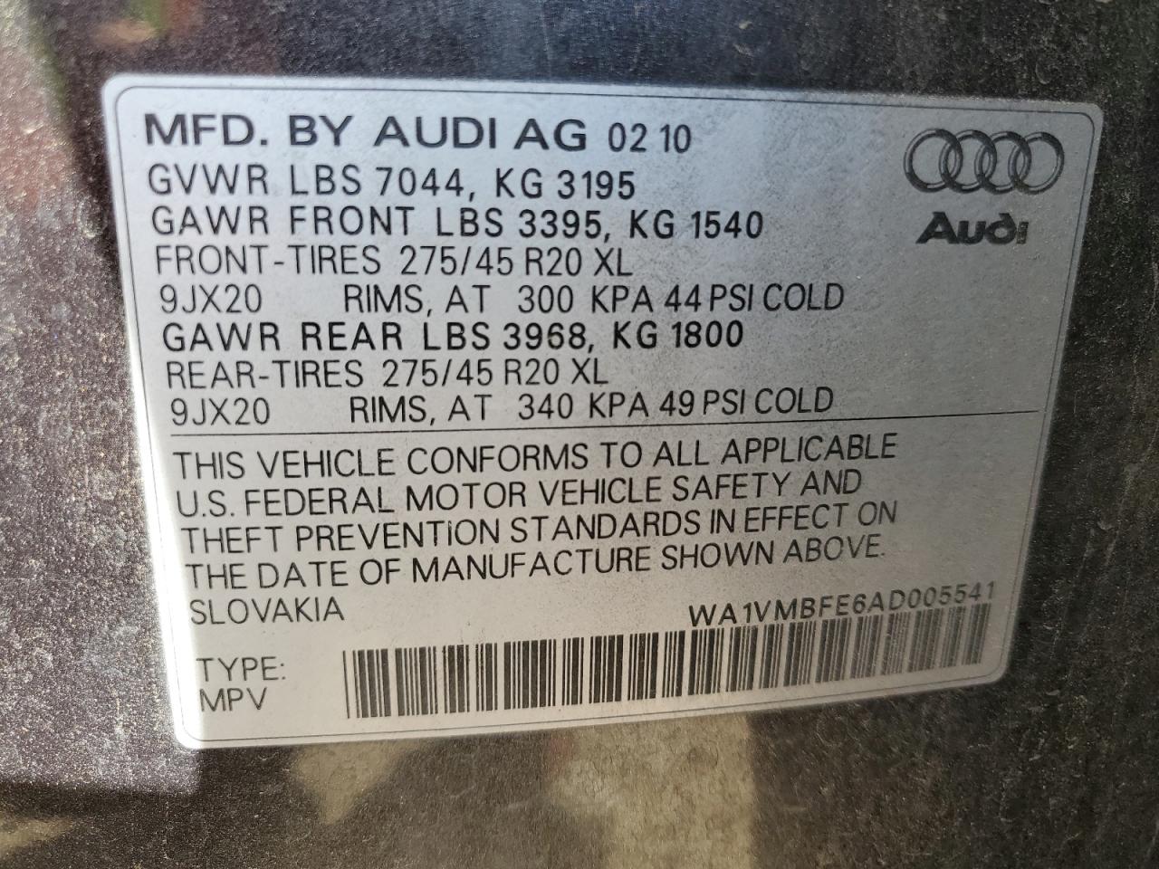 2010 Audi Q7 - Image 13