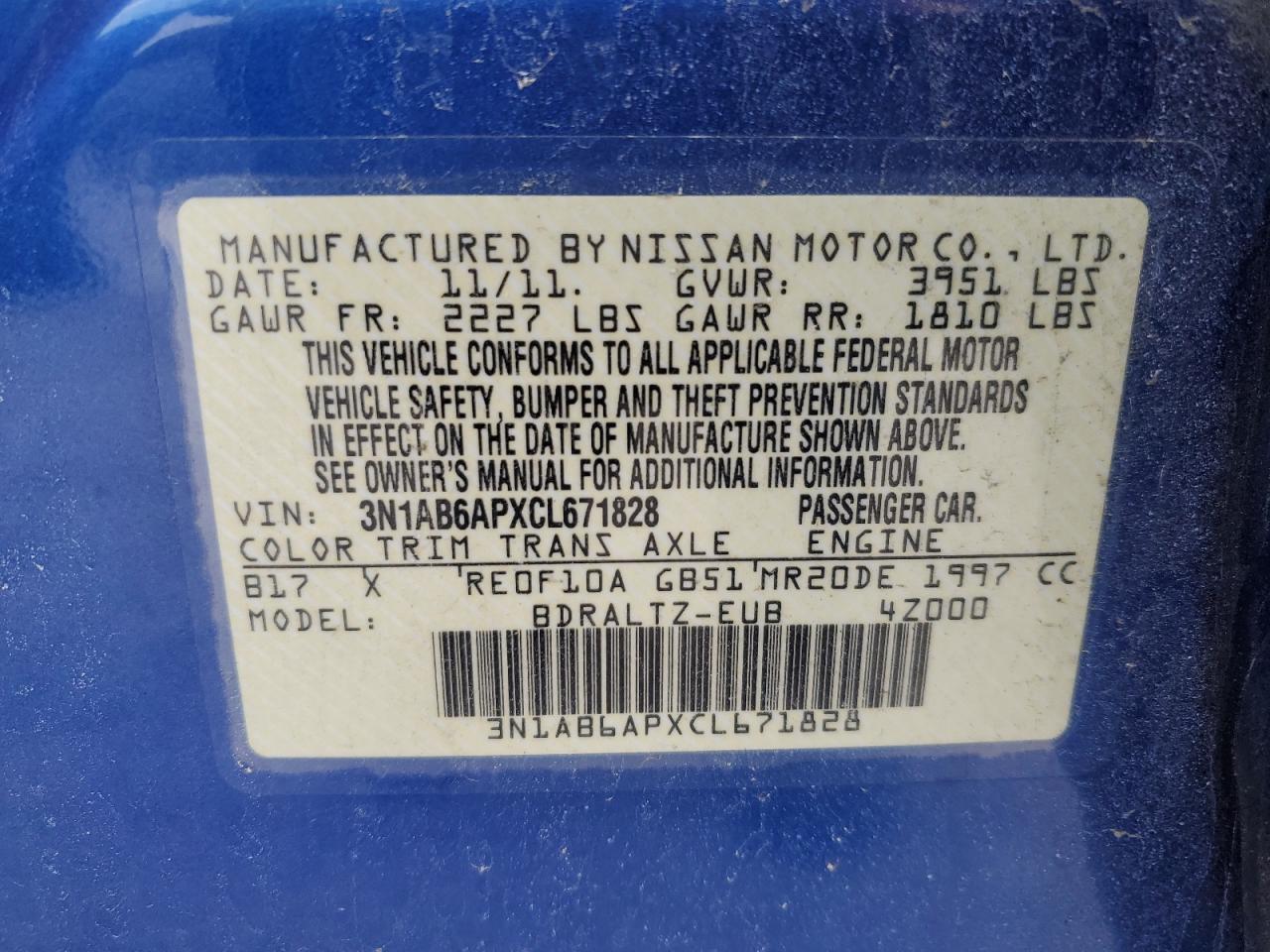 2012 Nissan Sentra - Image 14