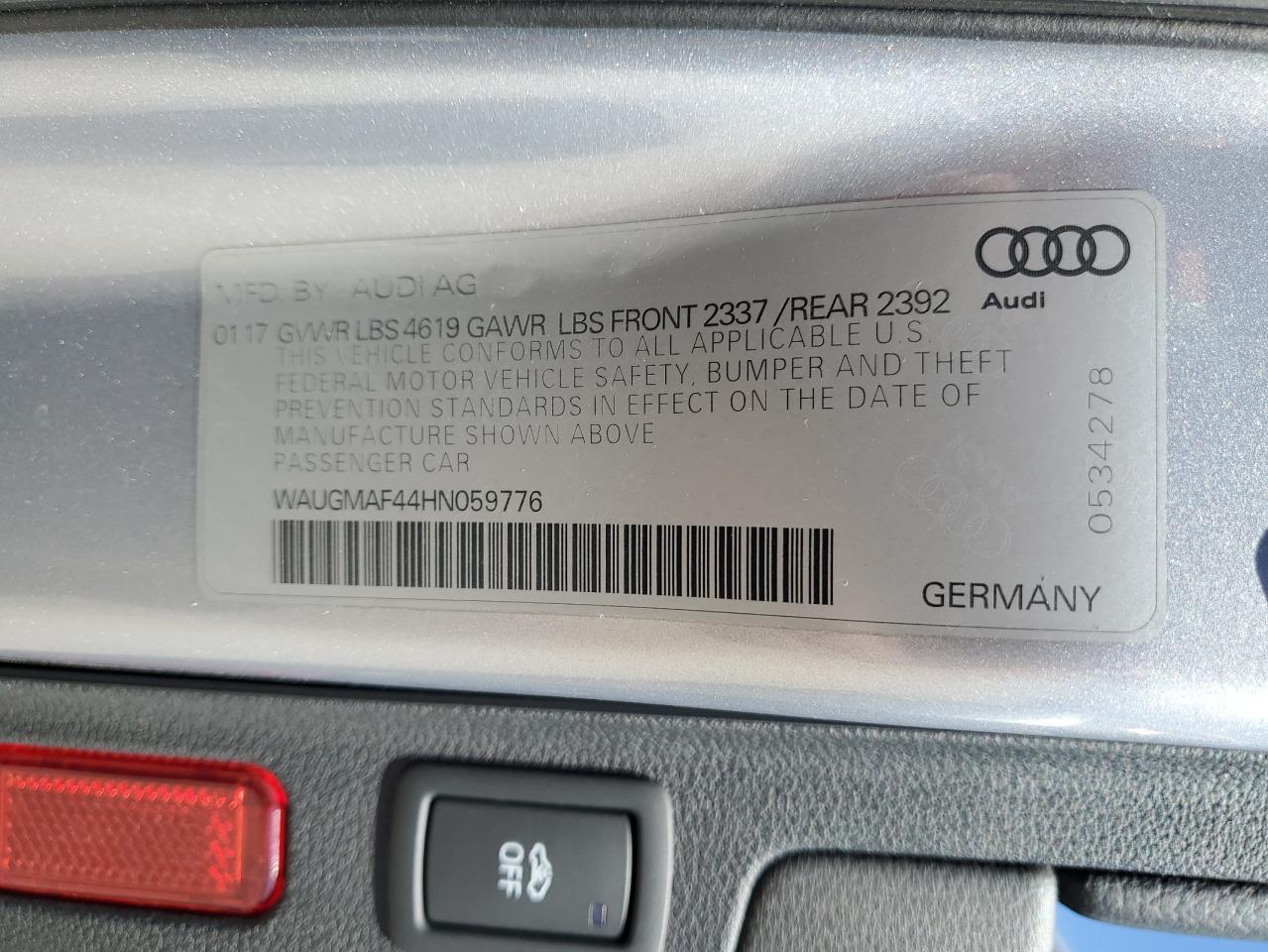 2017 Audi A4 - Image 14