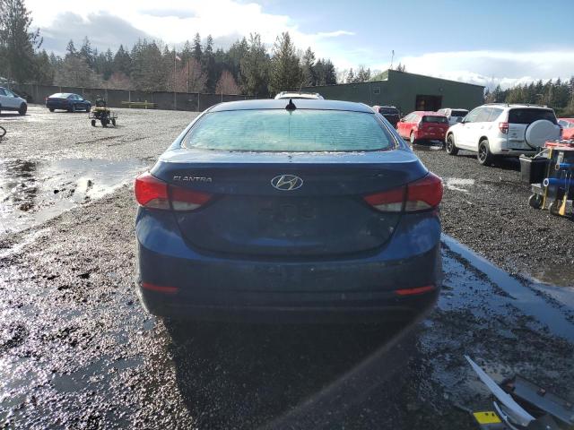  HYUNDAI ELANTRA 2016 Granatowy