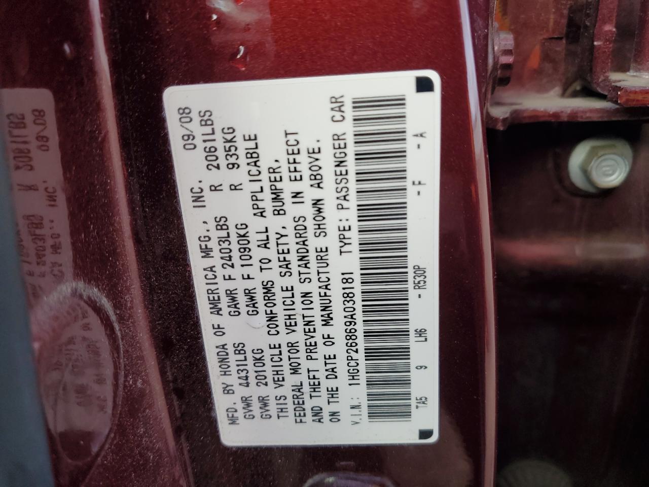 2009 Honda Accord - Image 12