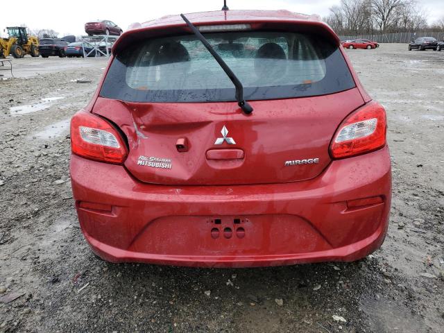  MITSUBISHI MIRAGE 2018 Красный