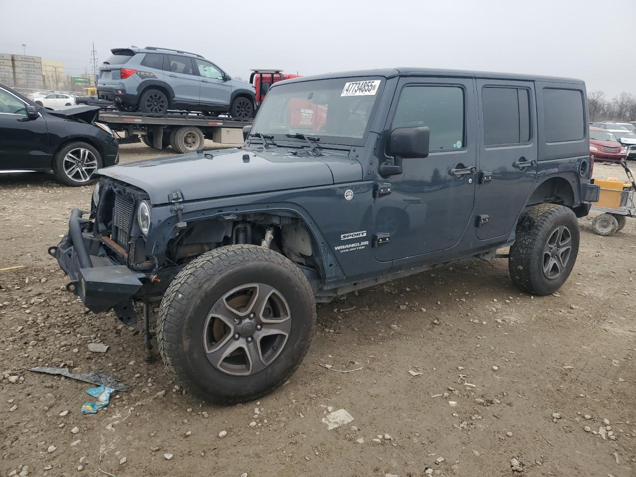 2017 Jeep Wrangler Unlimited Sport იყიდება Columbus-ში, OH - All Over