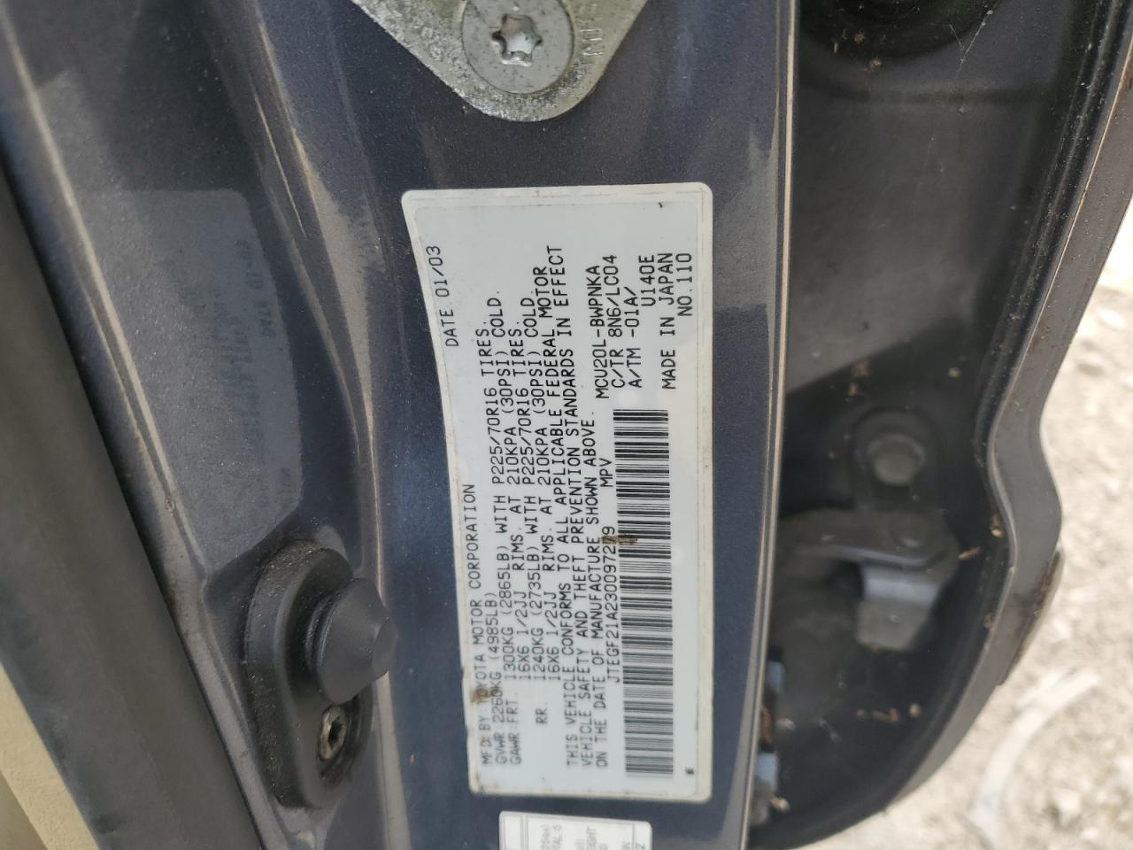 2003 Toyota Highlander - Image 13