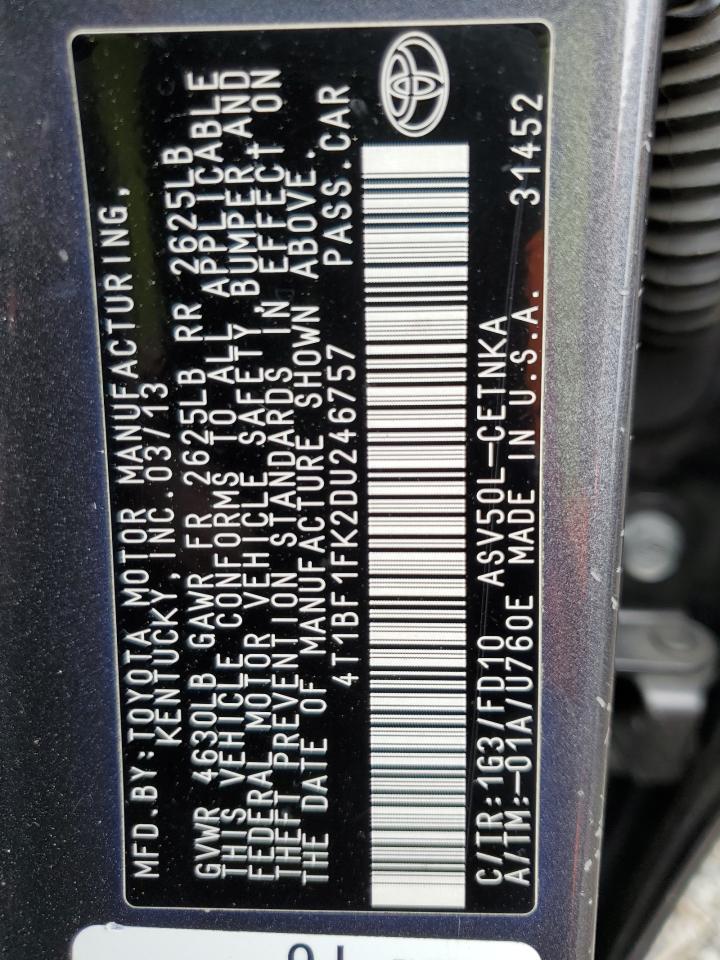 2013 Toyota Camry - Image 12