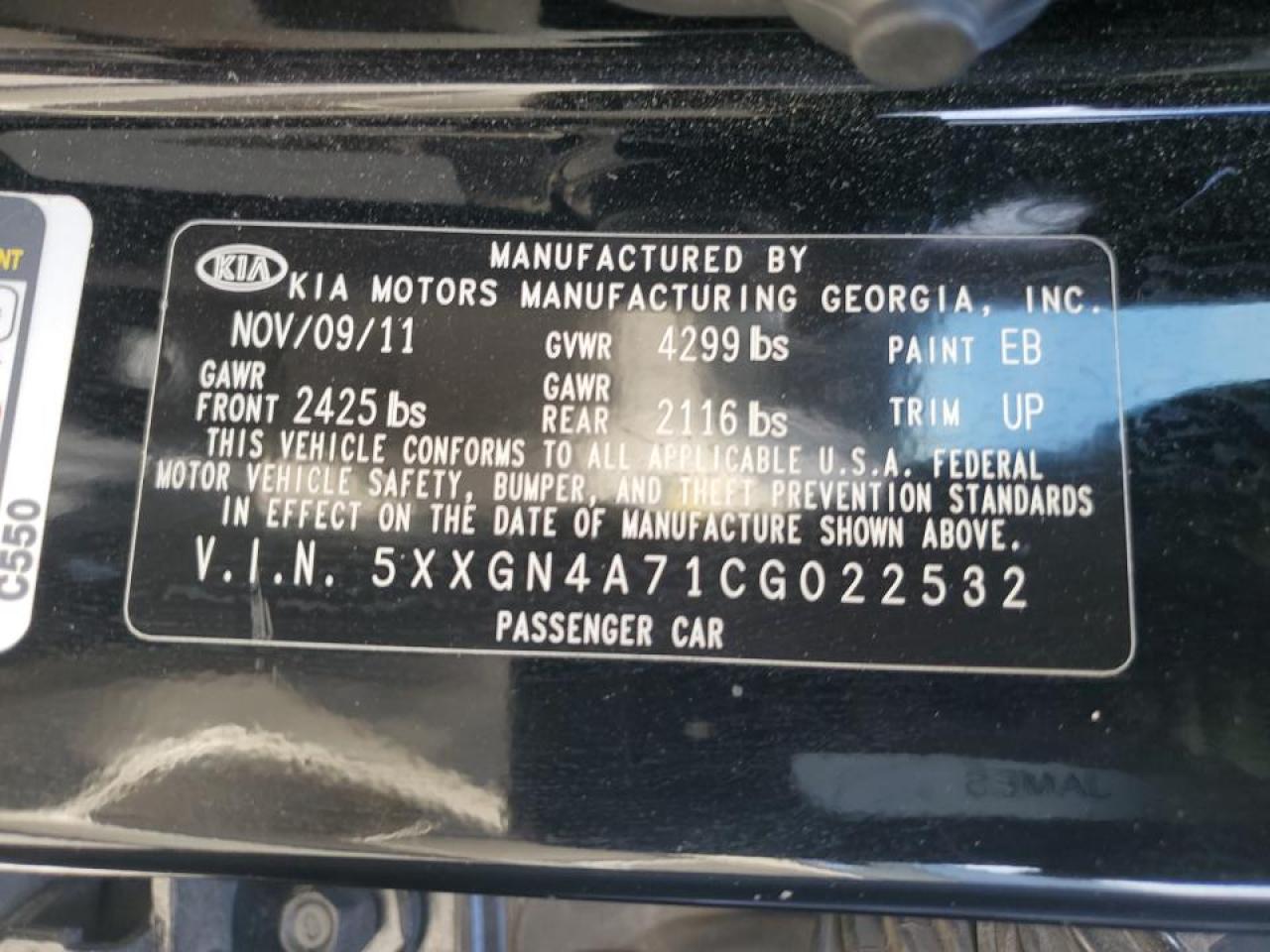 2012 Kia Optima - Image 14