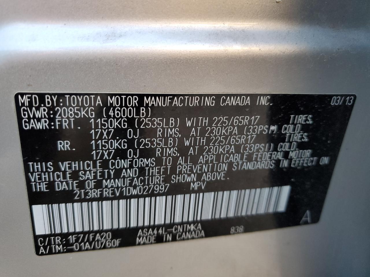 2013 Toyota RAV 4 - Image 12