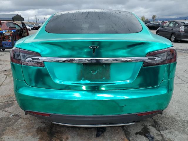 Хэтчбеки TESLA MODEL S 2016 Бирюзовый