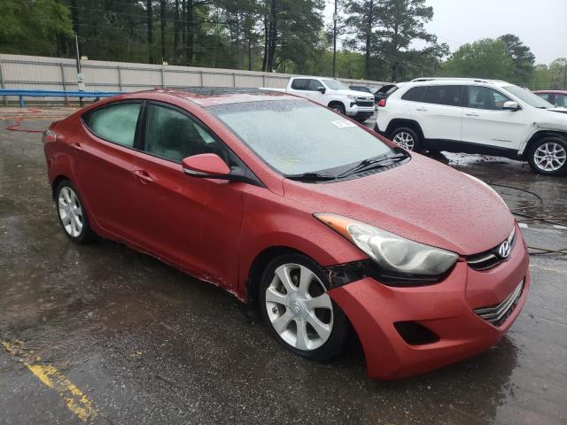  HYUNDAI ELANTRA 2012 Красный
