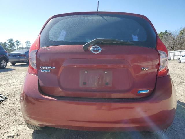  NISSAN VERSA 2014 Czerwony