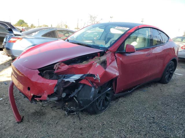  TESLA MODEL Y 2023 Красный
