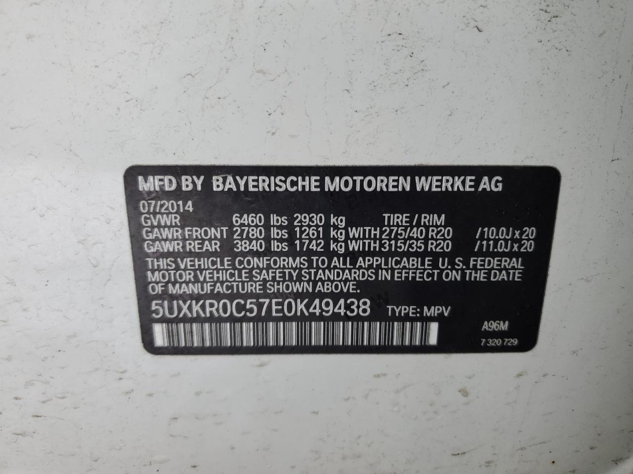 2014 BMW X5 - Image 14