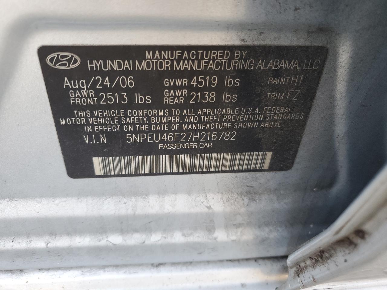 2007 Hyundai Sonata - Image 12