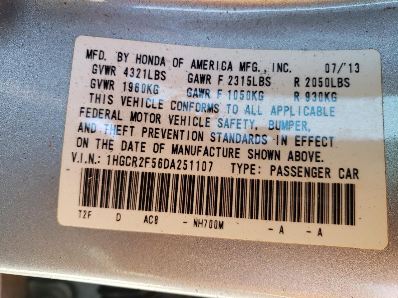 2013 Honda Accord - Image 14