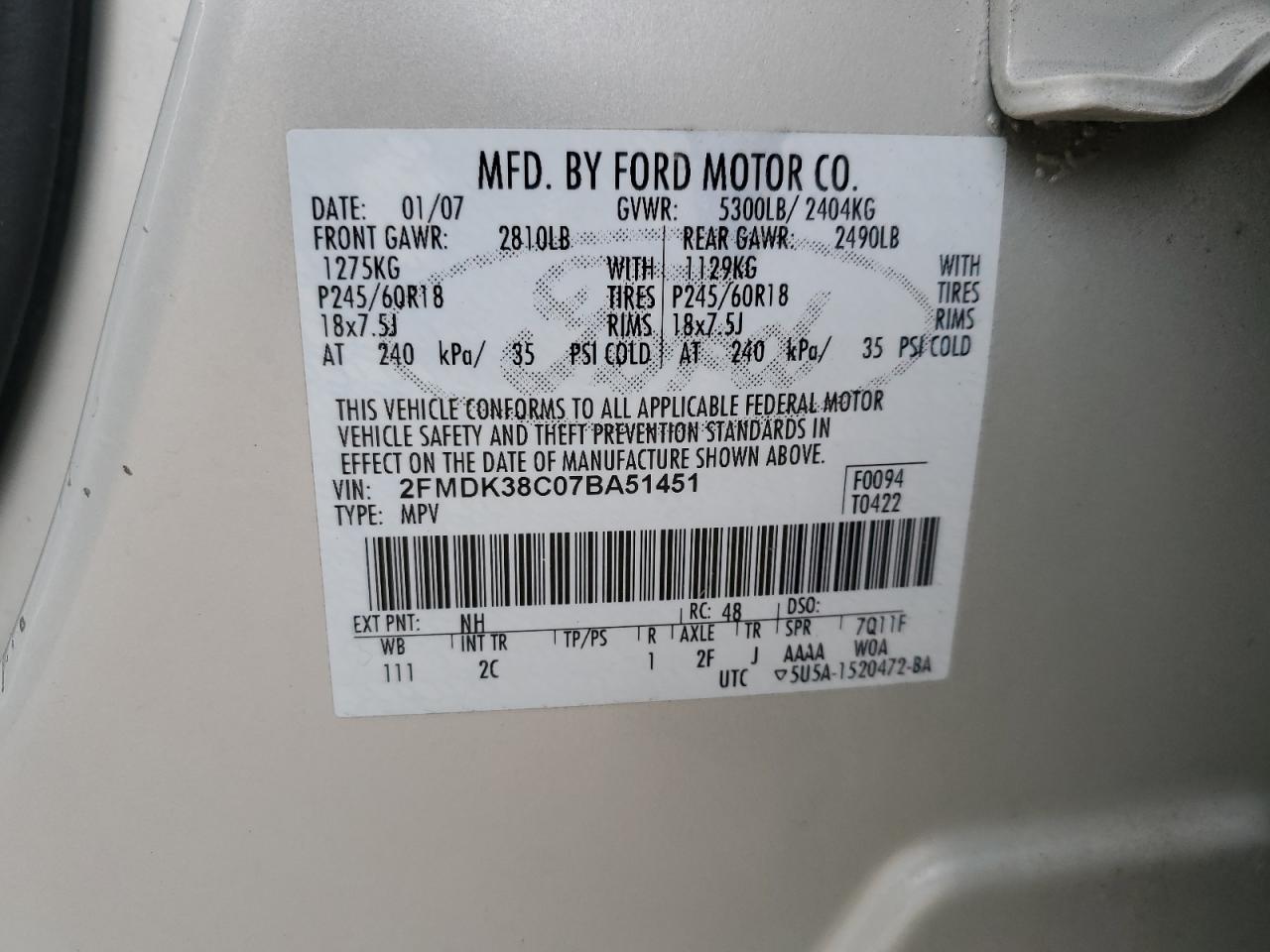 2007 Ford Edge - Image 13