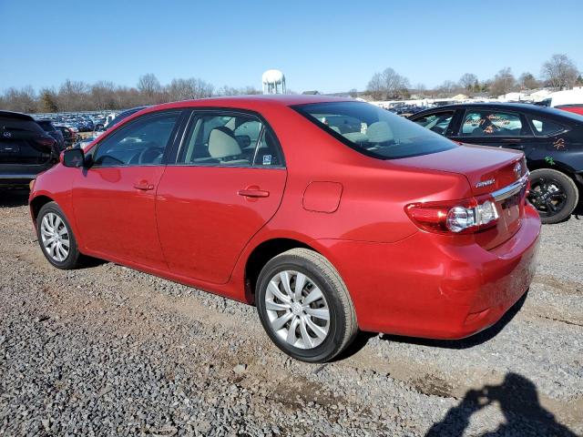  TOYOTA COROLLA 2013 Czerwony
