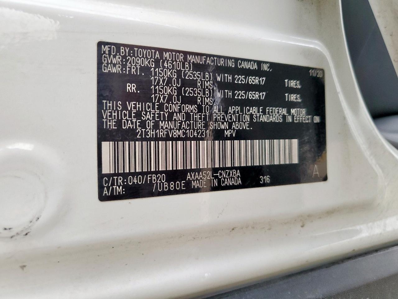 2021 Toyota RAV 4 - Image 13