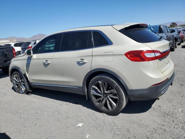 Паркетники LINCOLN MKX 2016 Кремовый