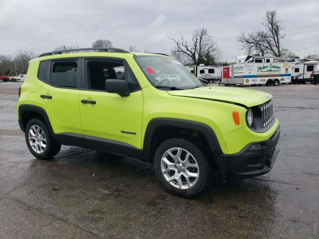  JEEP RENEGADE 2018 Зеленый