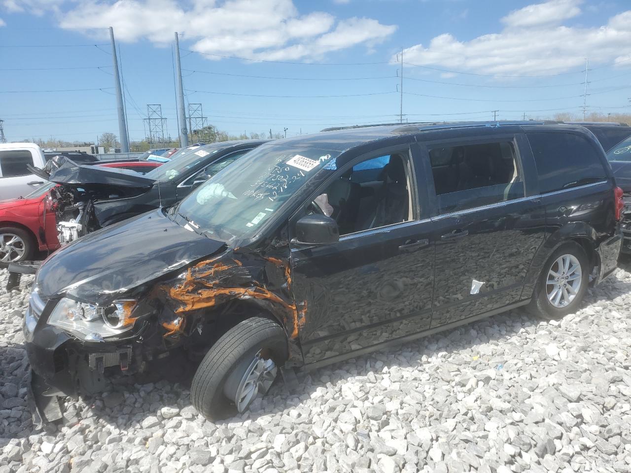 2019 Dodge Grand Caravan Sxt продається в New Orleans, LA - Front End