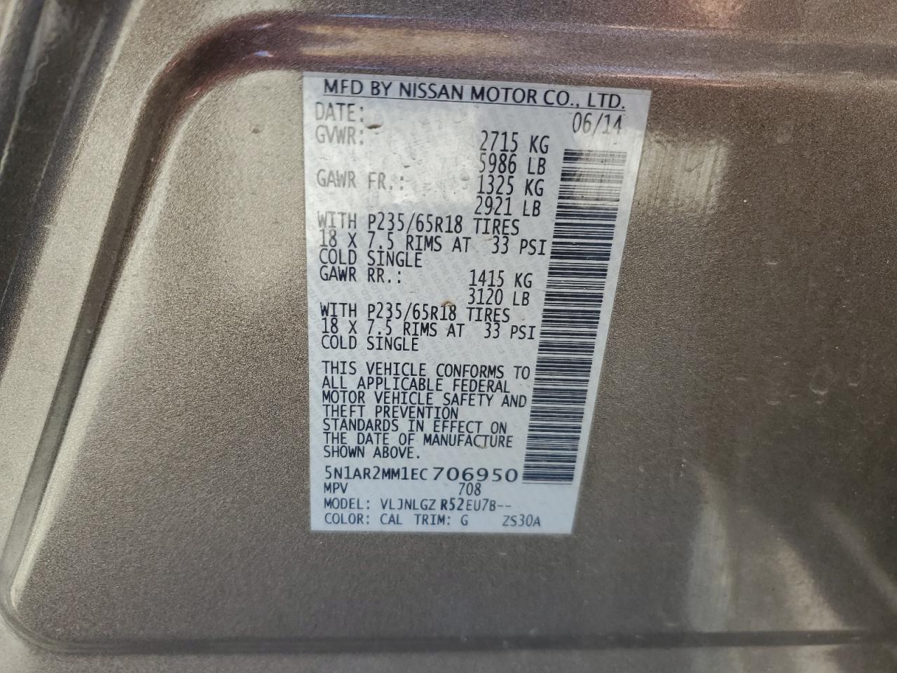2014 Nissan Pathfinder - Image 14