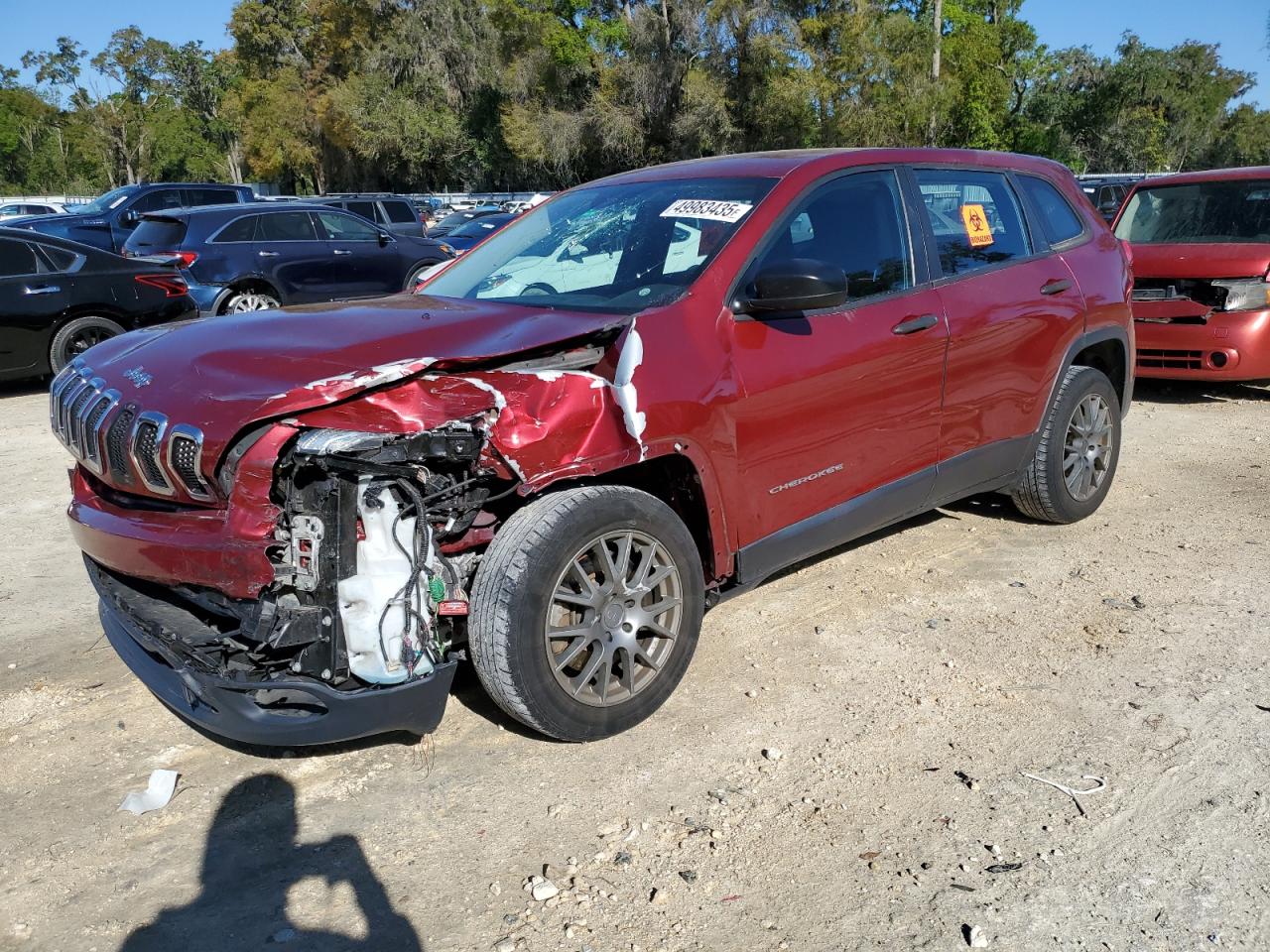 2017 Jeep Cherokee Sport zu verkaufen in Ocala, FL - Front End