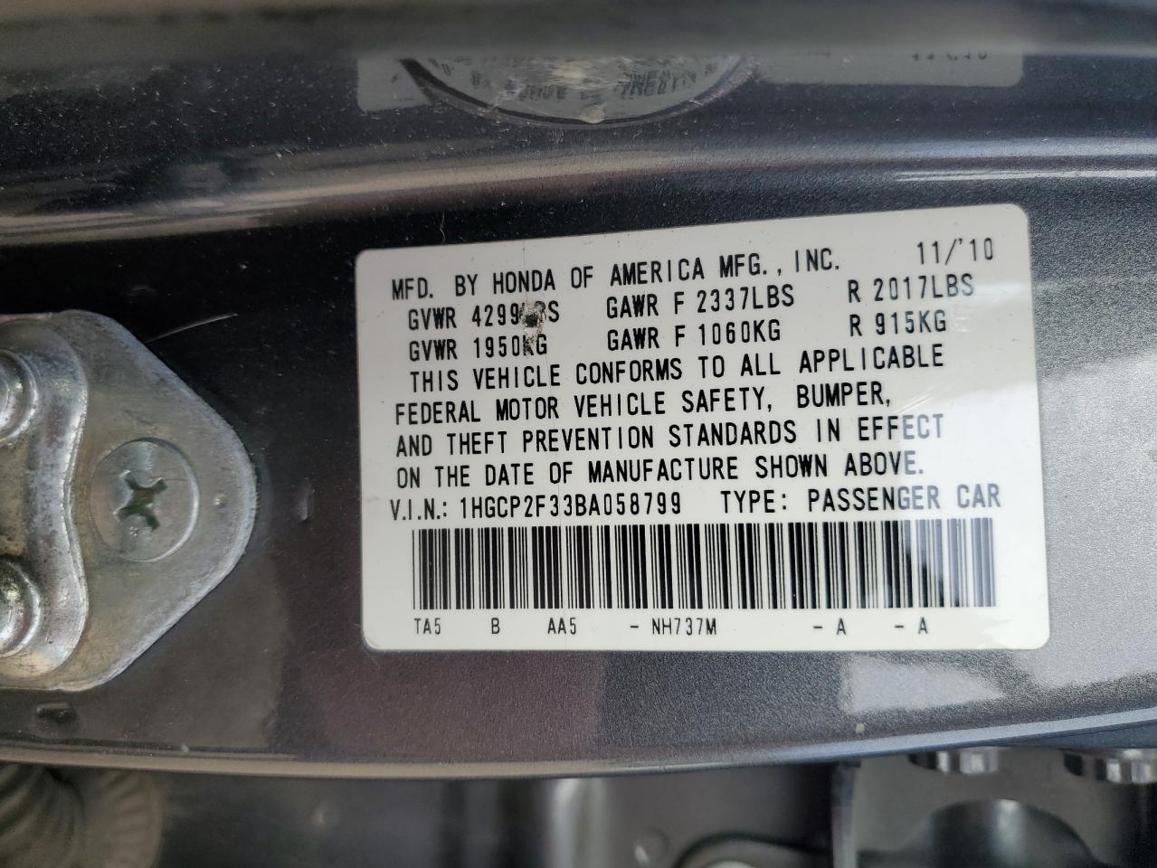 2011 Honda Accord - Image 13