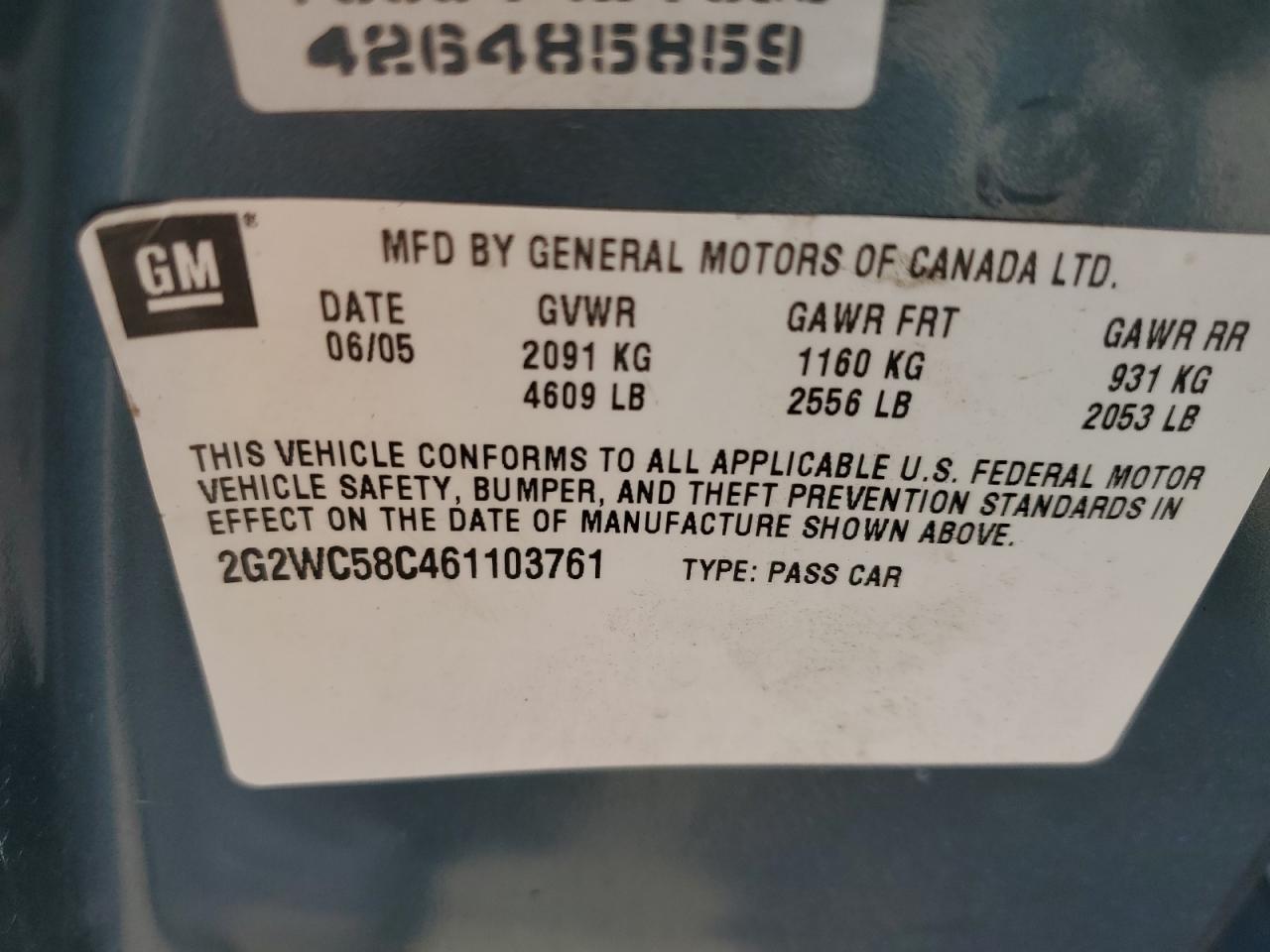 2006 Pontiac Grand Prix - Image 12