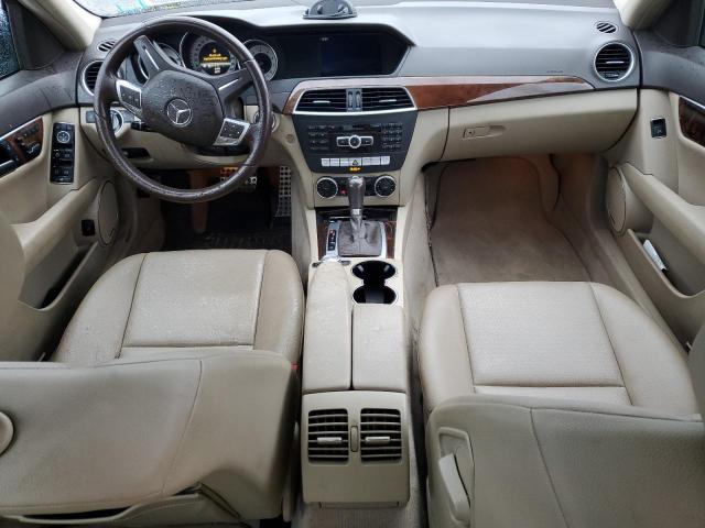 Седани MERCEDES-BENZ C-CLASS 2013 Чорний