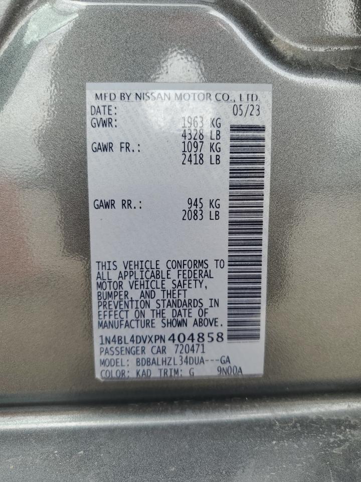 1N4BL4DVXPN404858 NISSAN ALTIMA 2023