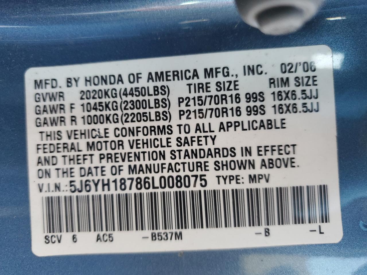 2006 Honda Element - Image 13