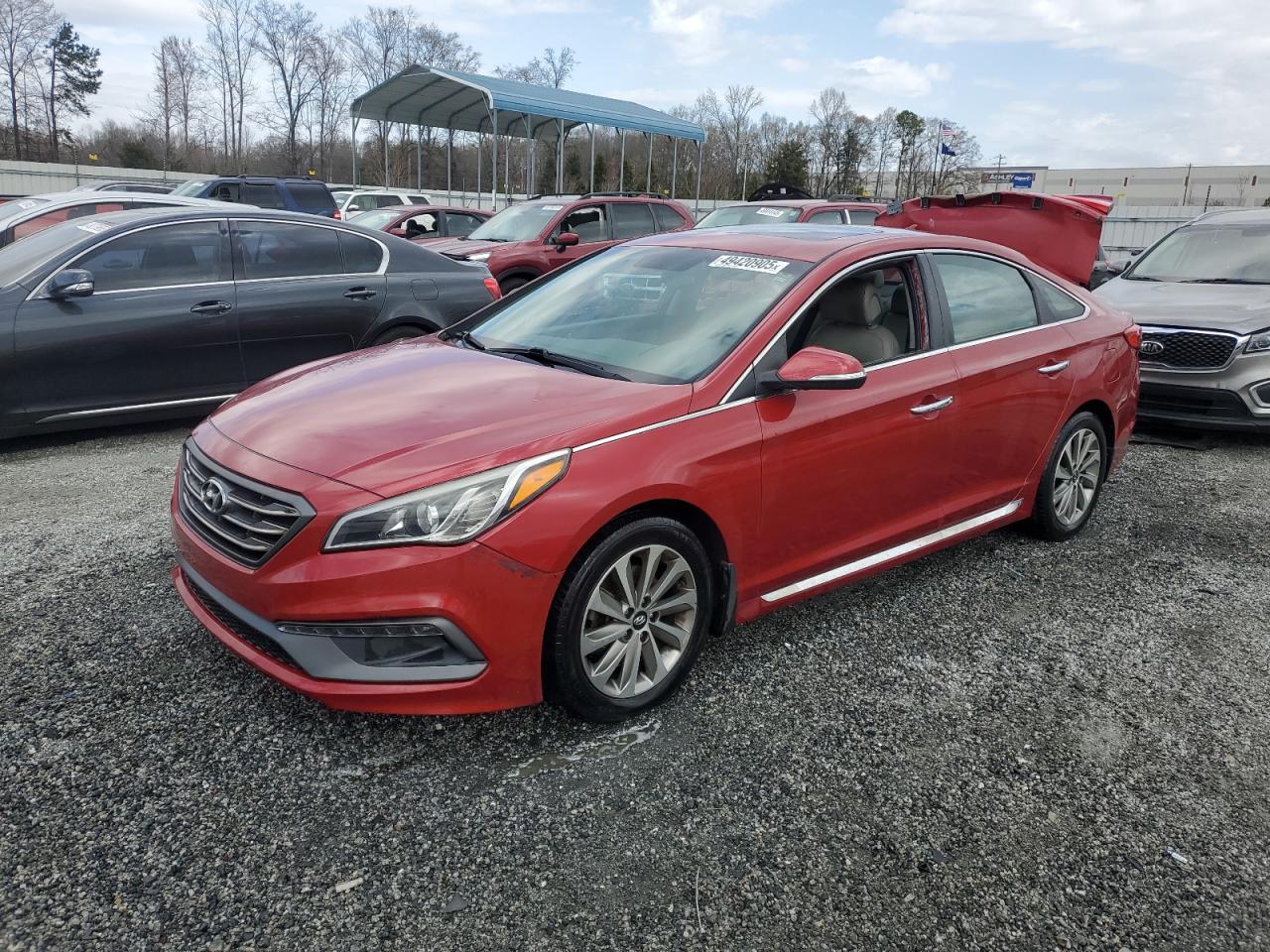 2017 Hyundai Sonata Sport за продажба в Spartanburg, SC - Rear End