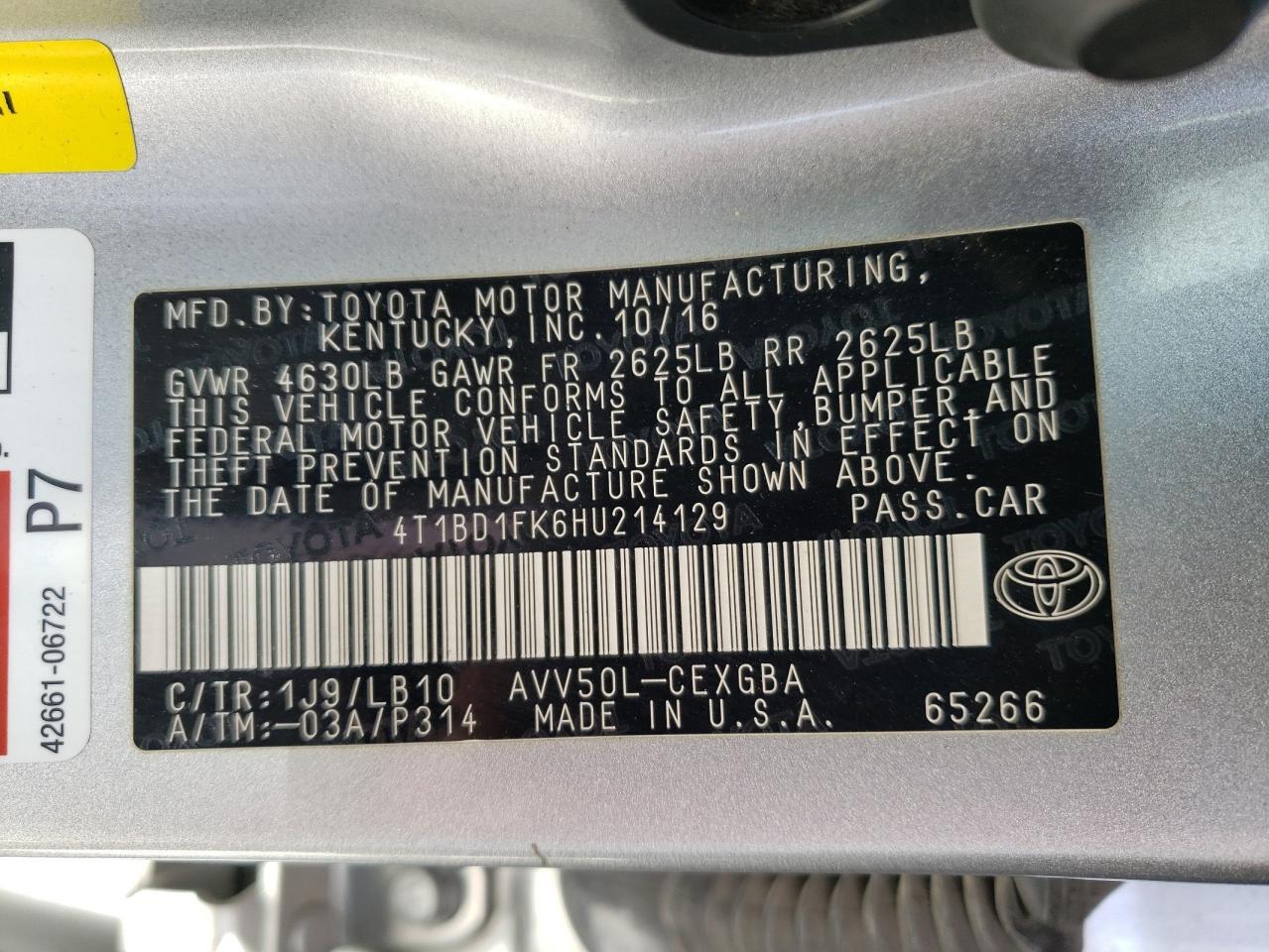 2017 Toyota Camry - Image 12