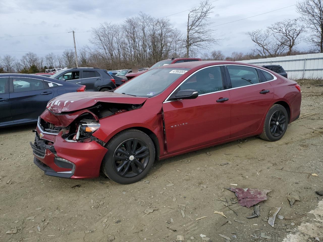 2017 Chevrolet Malibu Lt на продаже в Windsor, NJ - Front End