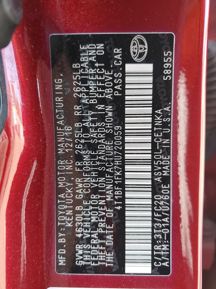 2017 Toyota Camry - Image 12