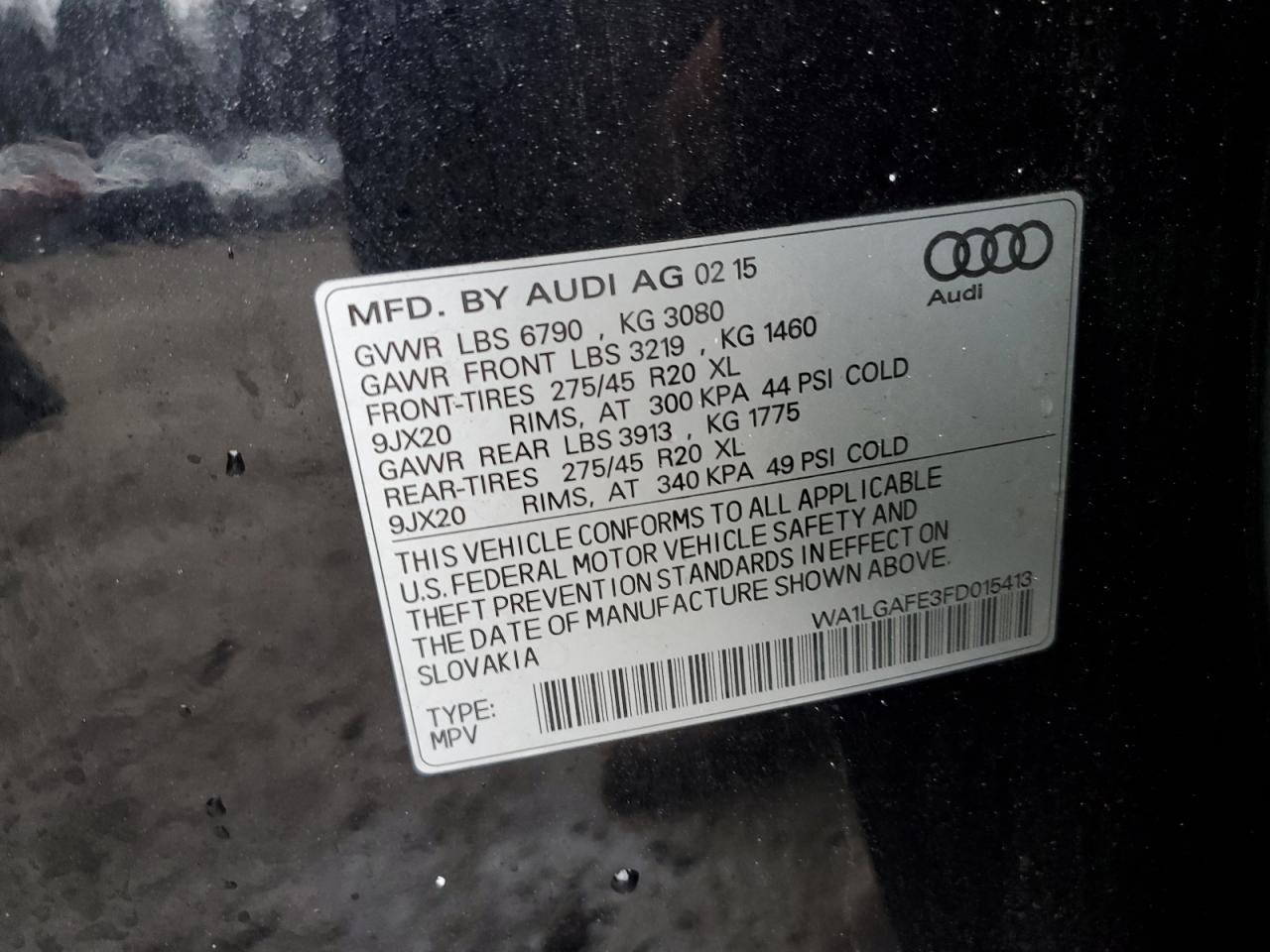 2015 Audi Q7 - Image 13