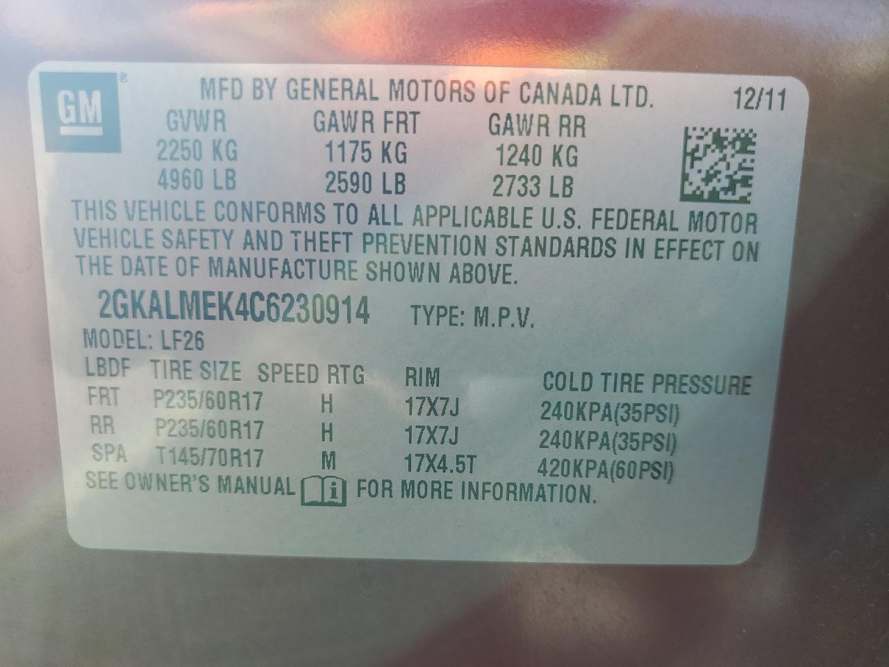 2012 GMC Terrain - Image 12