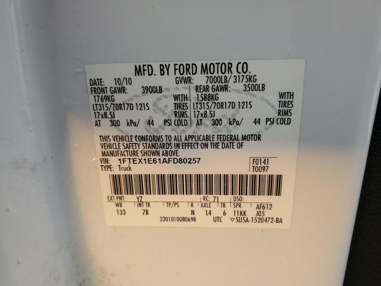 2010 Ford F-150 - Image 13