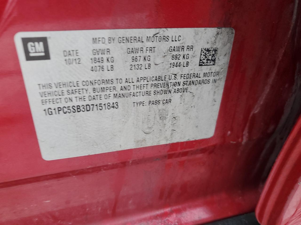 2013 Chevrolet Cruze - Image 12