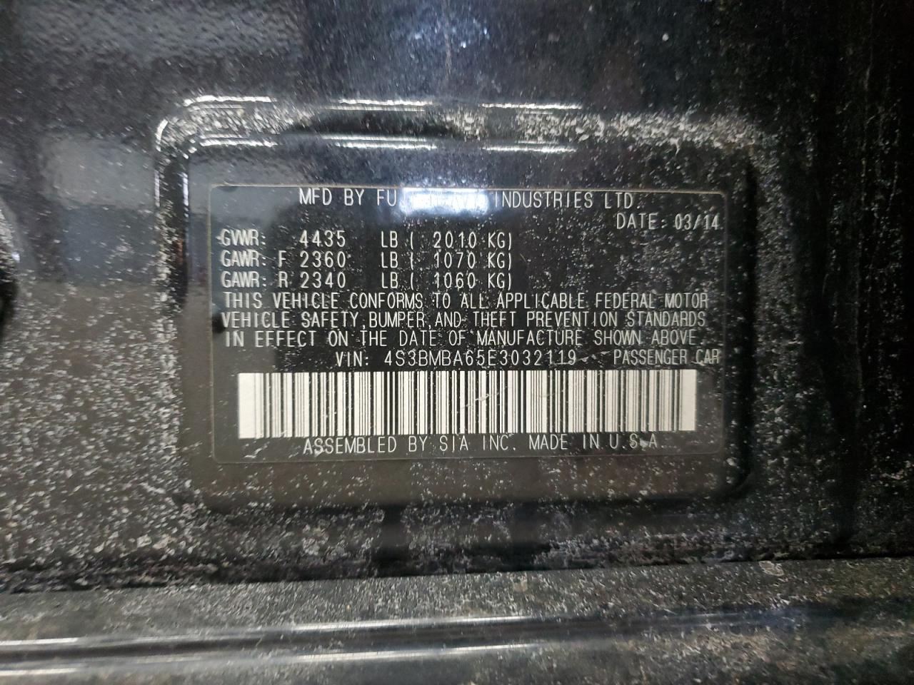 2014 Subaru Legacy - Image 12