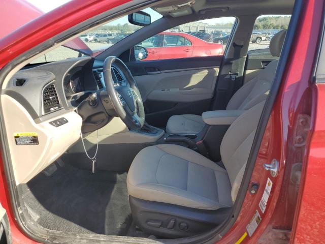 Sedans HYUNDAI ELANTRA 2017 Czerwony